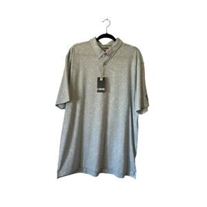 LINKSOUL Men's Short Sleeve Dry-Tech Polo Shirt with‎ Print (Branded) - size XXL